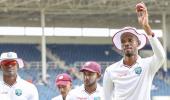 PHOTOS: Rain gives West Indies lifeline against dominant India