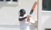 St Lucia Test PHOTOS: Ashwin, Saha lead India's recovery on Day I