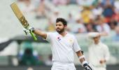 PHOTOS: Azhar shines with century on rain-hit day in Melbourne