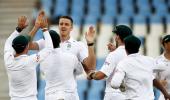 Rabada's double strike gives South Africa sight of victory