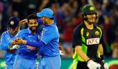 Dhoni lauds bowlers after T20 series win over Aus