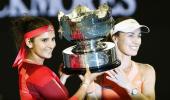 Sania-Hingis win Australian Open, complete 'Grand' hat-trick