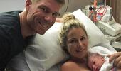 David Warner blessed with a baby girl