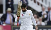 Misbah's historic ton puts Pakistan on top at Lord's