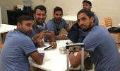 PHOTOS: Upbeat Team India in Kingston for second Test