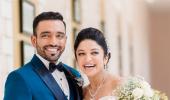 PHOTOS: Robin Uthappa marries longtime girlfriend Sheethal Goutham