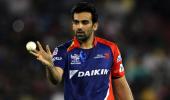 Zaheer named Delhi Daredevils captain for IPL 9