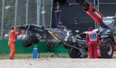 Alonso 'lucky' to be alive after huge crash at Australian Grand Prix