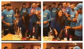 PHOTOS: Harbhajan's wife Geeta Basra celebrates birthday with Indian team