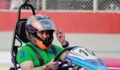 Sachin Tendulkar goes Karting in Mumbai