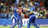 IPL PHOTOS: Brilliant Rohit propels Mumbai Indians to second spot