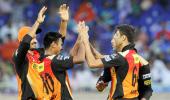 IPL PHOTOS: Sunrisers thump Mumbai Indians by 85 runs to go top