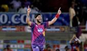 IPL PHOTOS: Pune dampen Delhi's hopes in rain-hit match