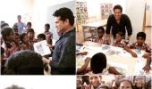 Sachin visits adopted village, calls for clean, healthy India