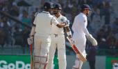 Calm Kohli, Ashwin steady shaky India on Day 2