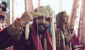 Pics from Yuvraj Singh, Hazel Keech's big day