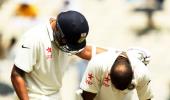 Dhawan undergoes X-ray on left thumb