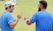 PHOTOS: Kohli, Gambhir bury hatchet; shares laugh during practice