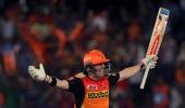 PHOTOS: Warner blasts century as Sunrisers destroy KKR