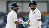 PHOTOS, Day 1: Pujara, Rahane tons put India on top in Colombo