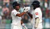 PHOTOS: Chandimal, Mathews tons fuel Sri Lanka fightback