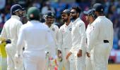 PHOTOS, one-off Test: Ashwin, Jadeja keep India on course for victory