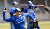 PHOTOS: Australians sweat it out in the nets in Mumbai