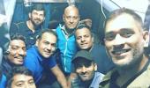 Dhoni travels in a train with Jharkhand team after 13 years