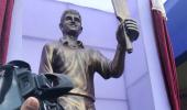 Sourav Ganguly is moulded in bronze