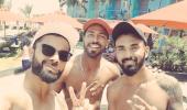 PHOTOS: Kohli & Co. chill out after Galle triumph