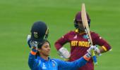 Women's World Cup: Mandhana's century helps India crush WI