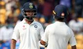 PHOTOS: Pujara, Rahane keep India afloat