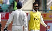 Dharamsala Test: Kohli brings teammates drinks, Twitter goes crazy!