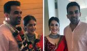 PICS: Zaheer ties the knot with Sagarika in Mumbai