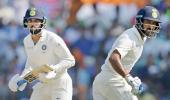 Centuries by Pujara, Vijay put India in commanding position