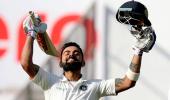 PHOTOS: Kohli hits double ton as India dominate Day 3