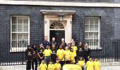 Pics: Broad plays in first cricket match at 10 Downing Street