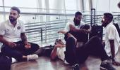 Chill like Dhoni and Kohli at the airport!