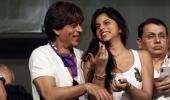 PHOTOS: SRK, daughter Suhana cheer for KKR at Eden