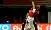 IPL PHOTOS: Gayle ton helps KXIP hand Hyderabad first loss this season