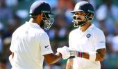 PHOTOS: Agarwal, Pujara give India upperhand on opening day