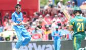 PHOTOS: Chahal claims five as India humiliate SA in 2nd ODI