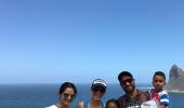 PIX: 'Tourists' Dhawan, Kohli spend quality family time in Cape Town