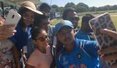 U-19 PHOTOS: Team India celebrate Pakistan win with fans