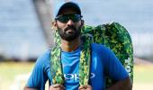 Dinesh Karthik reacts after World Cup selection