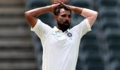 Shami escapes with minor injuries in road accident