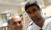 Hey, isn't that Ashwin at Nagpur airport?