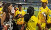 PIX: WAGs pray, Ranveer cheers CSK