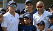 PIX: Tendulkar, Kambli back together on the field!