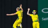 PHOTOS: Aus thrash Windies in semis, to face England in WT20 final